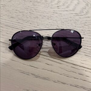 Cake Black Aviator Sunglasses